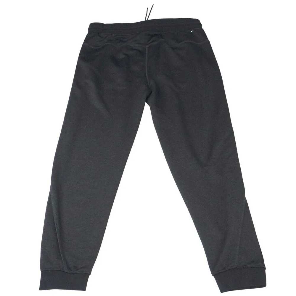 Hurley Black Jogger Sweatpants Athletic Lounge Drawstring Zipper Pockets Size L‎